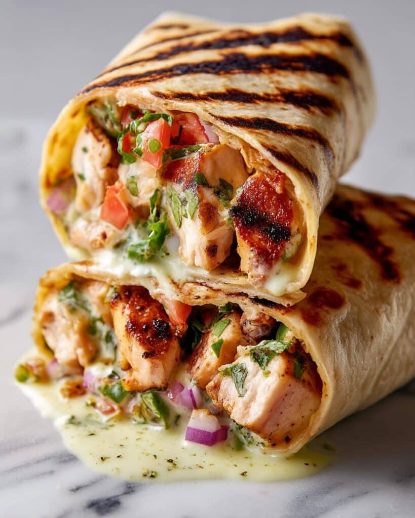 Chipotle Ranch Grilled Chicken Burrito Recipe