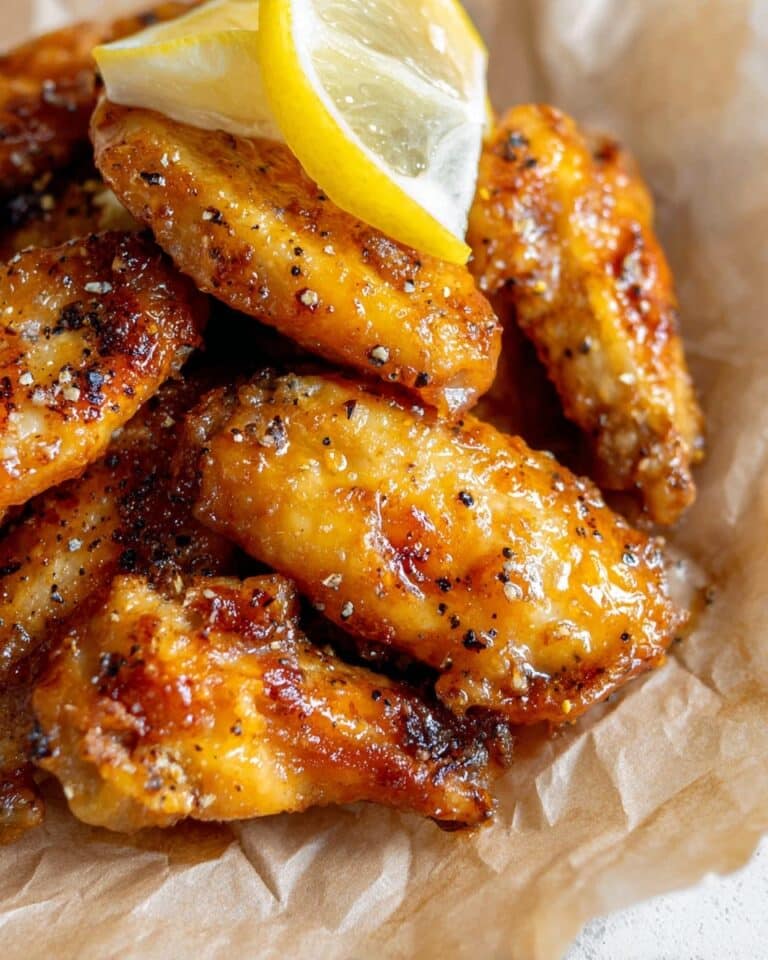 Honey Lemon Pepper Wings Recipe