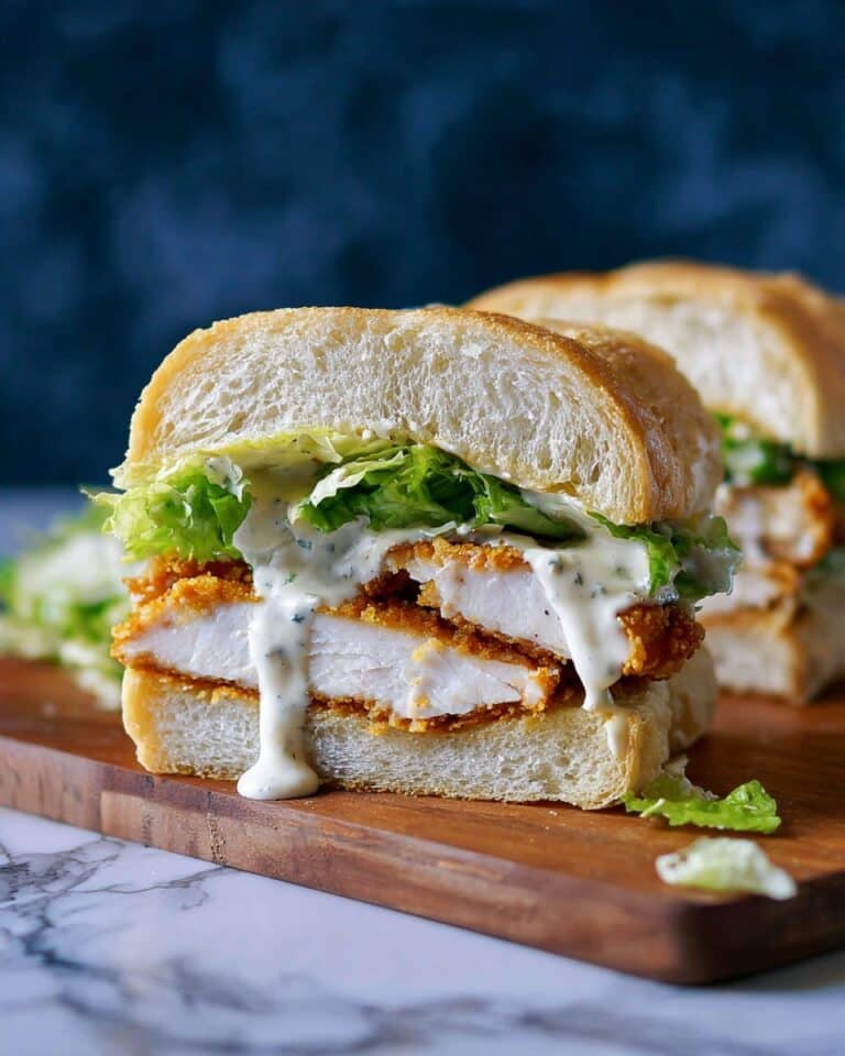 Crispy Chicken Caesar Sandwich Recipe