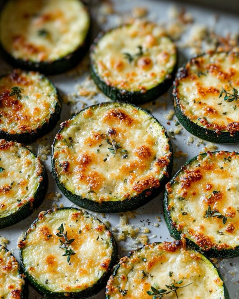 Crispy Baked Parmesan Zucchini Recipe