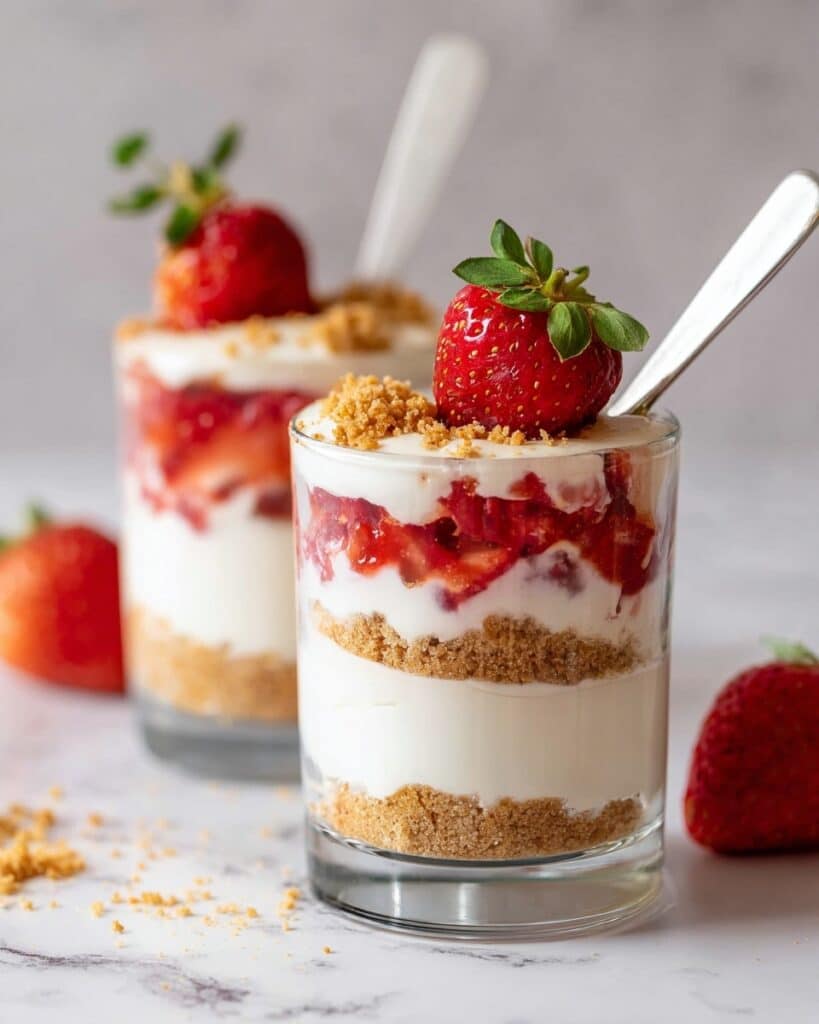 High Protein Cheesecake Jars Recipe