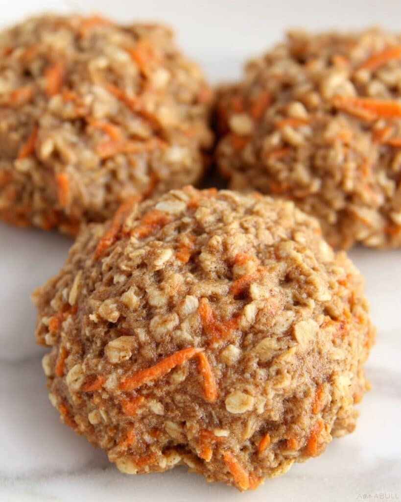 Healthy Carrot Cake Oatmeal Cookies Recipe
