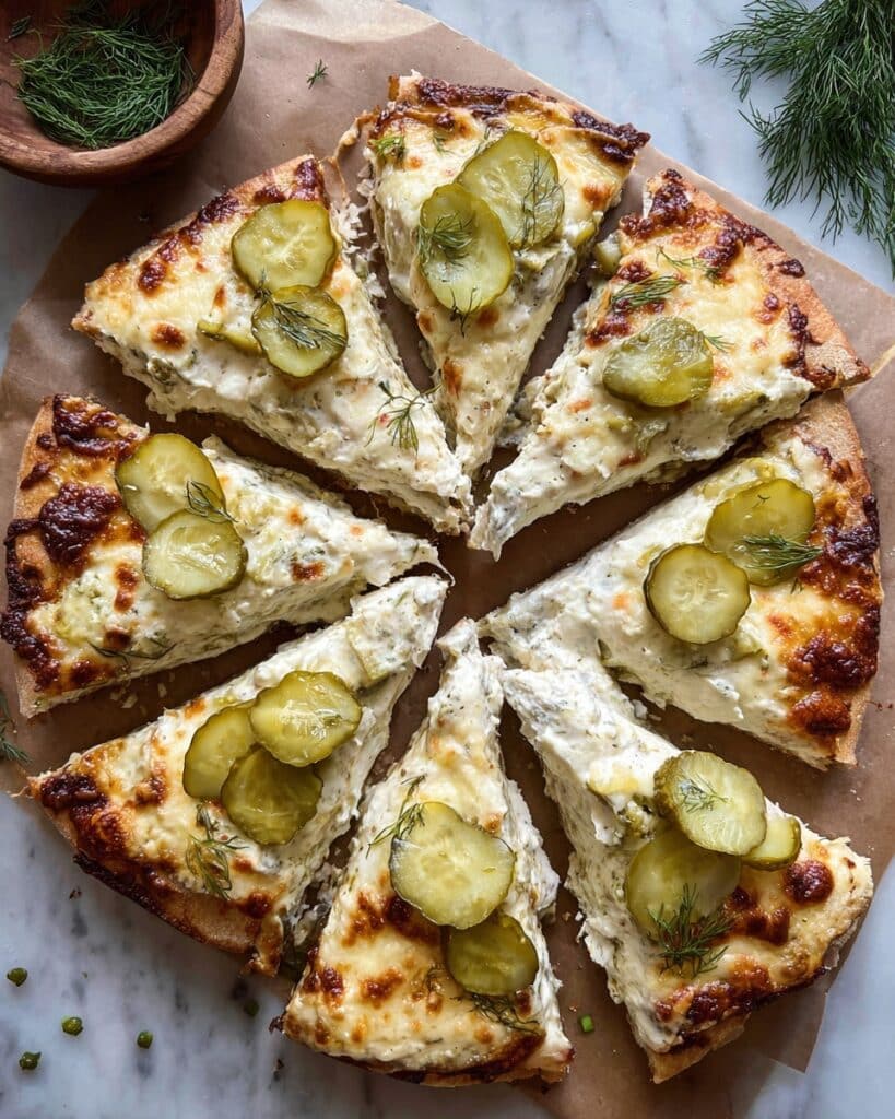 Dill Pickle Focaccia Bread Recipe