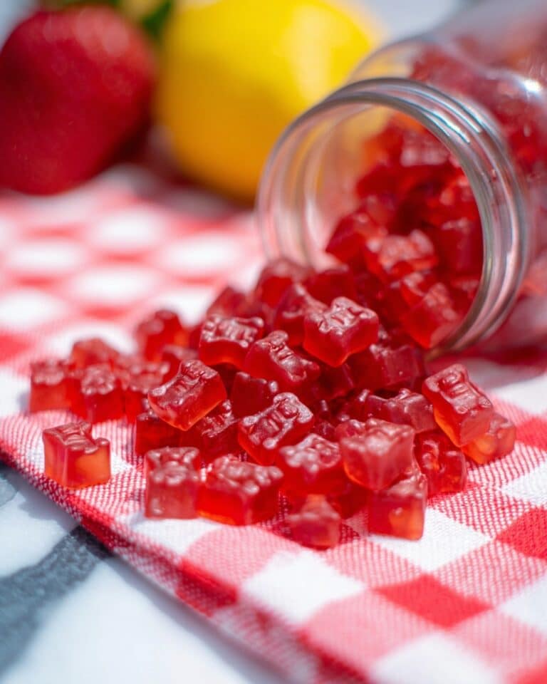 Homemade Strawberry Gummies Recipe