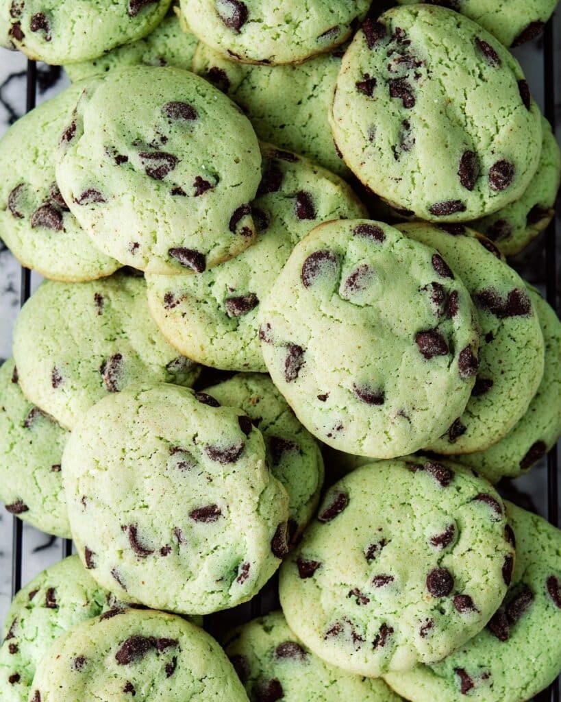 Pistachio Pudding Cookies with Chocolate Chips Recipe