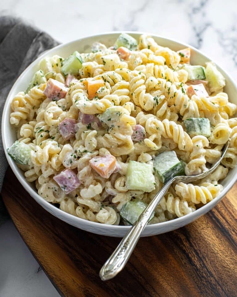 Dill Pickle Pasta Salad Recipe