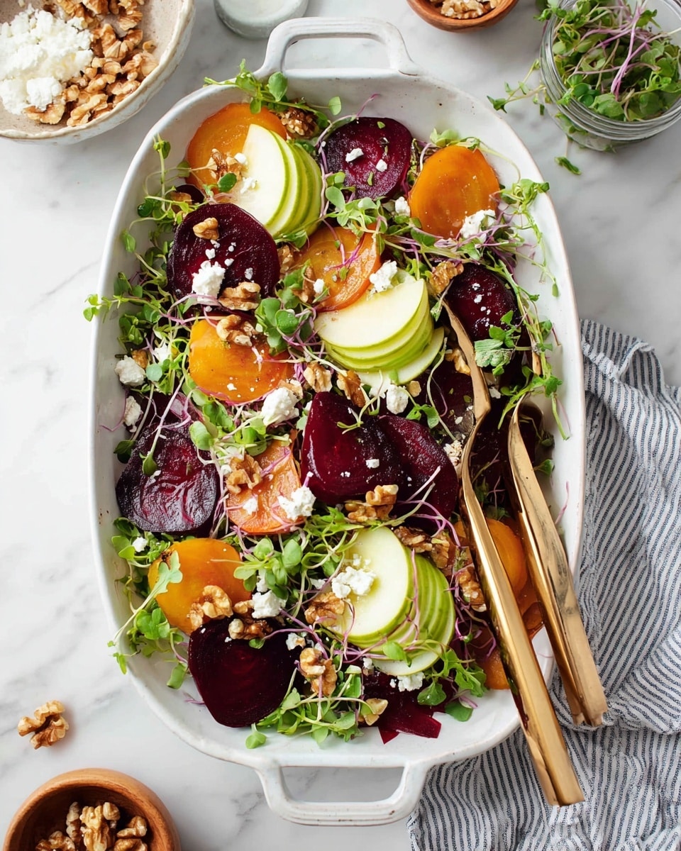 Beet Salad with Goat Cheese and Balsamic Recipe