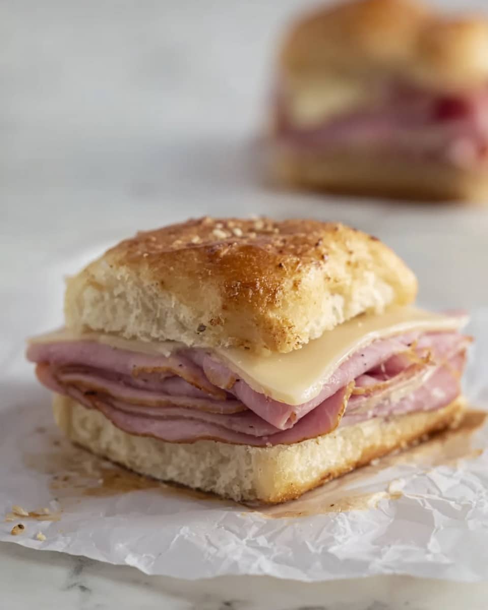 Baked Ham and Cheese Sliders Recipe