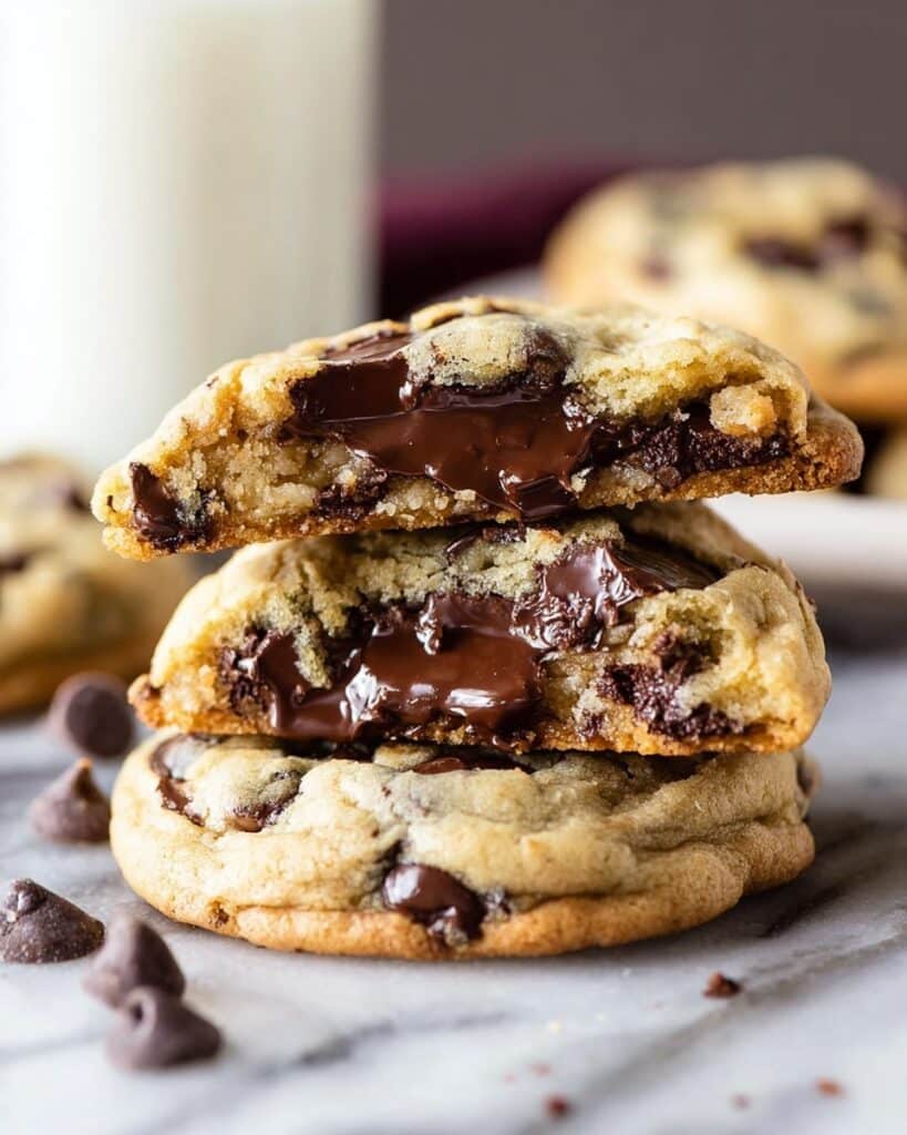Fudge-Filled Chocolate Chip Cookies Recipe