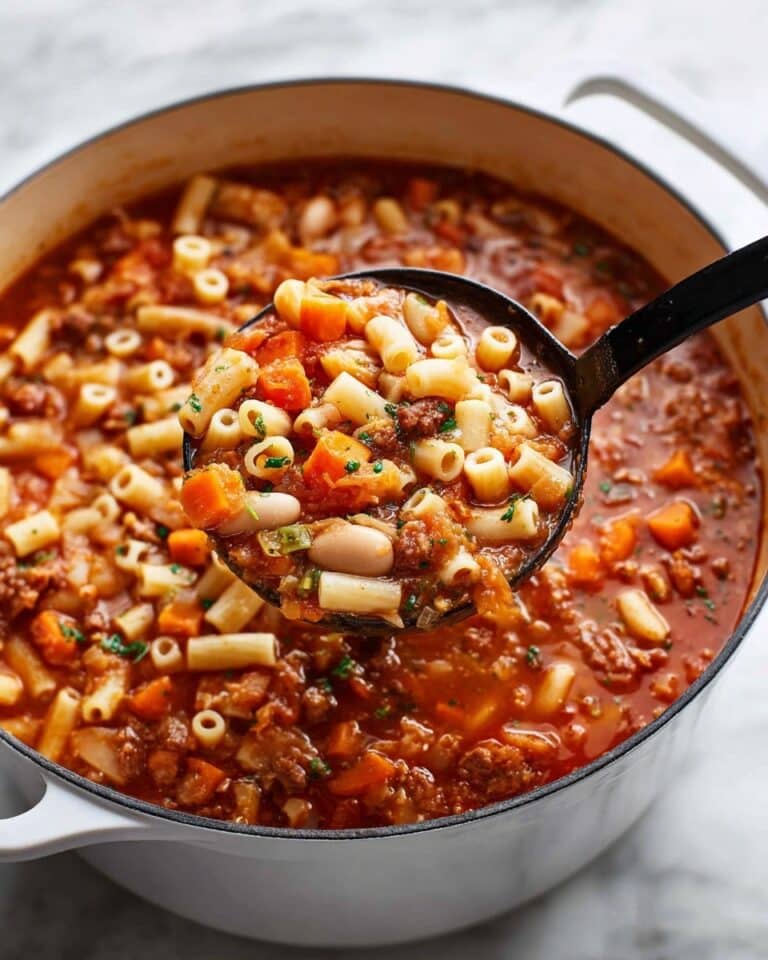 Pasta e Fagioli (Italian Pasta and Bean Soup) Recipe