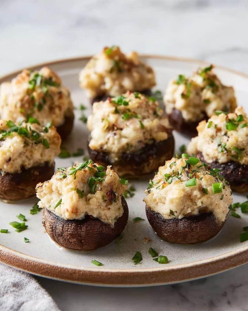 Mouth-Watering Stuffed Mushrooms Recipe