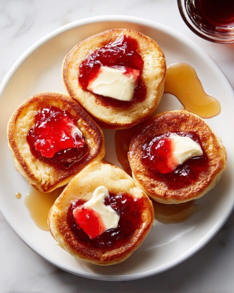 Mini Cranberry Popovers with Cranberry Sauce and Maple Syrup Recipe
