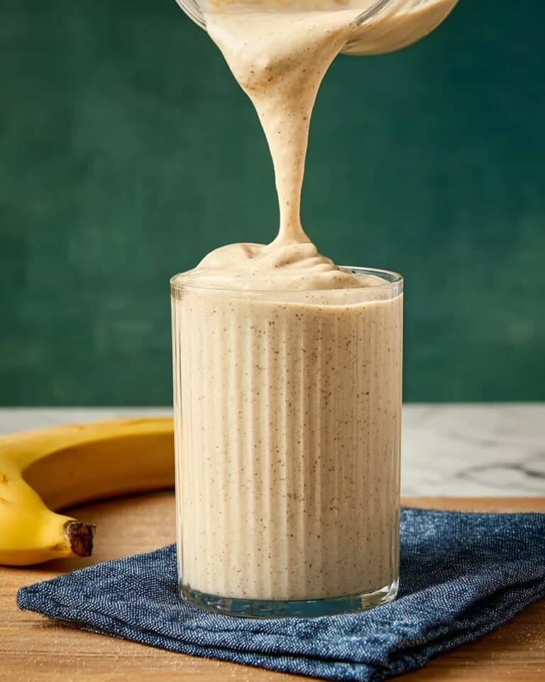 Peanut Butter-Banana Flaxseed Smoothie Recipe