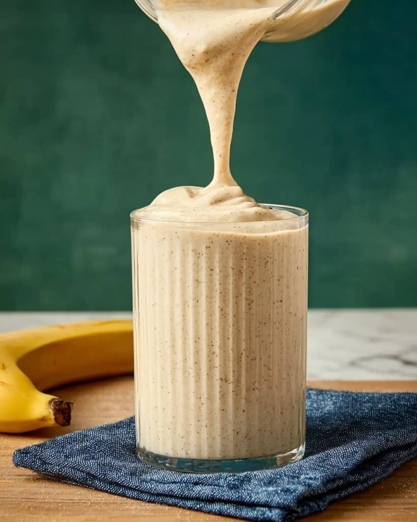 Peanut Butter-Banana Flaxseed Smoothie Recipe