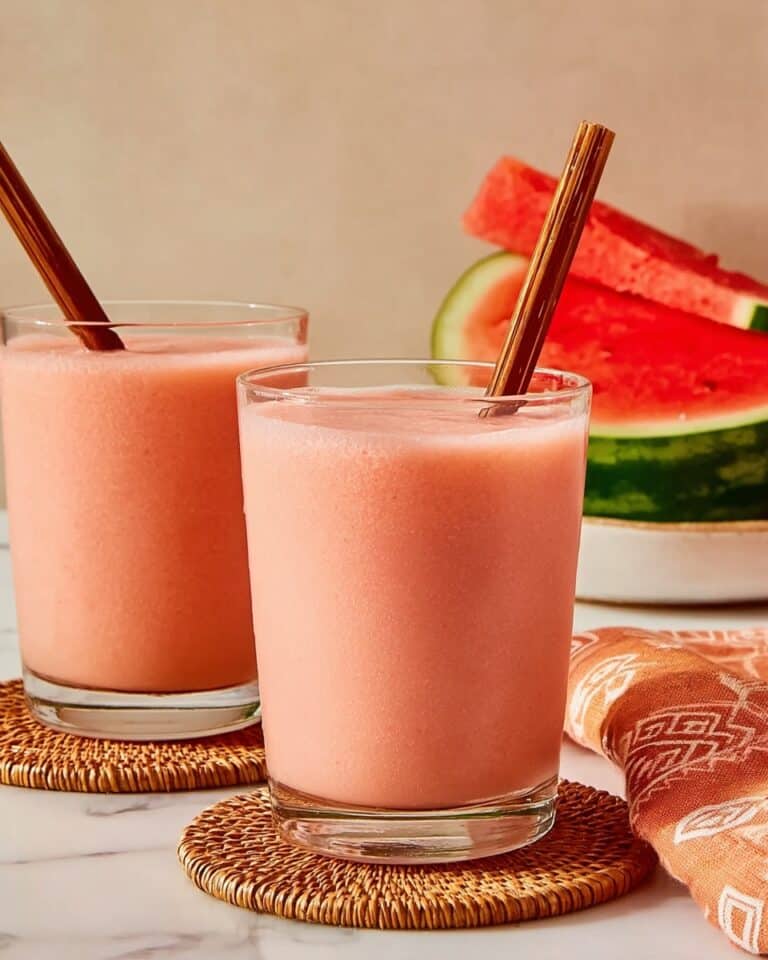 Watermelon-Peach Smoothie Recipe