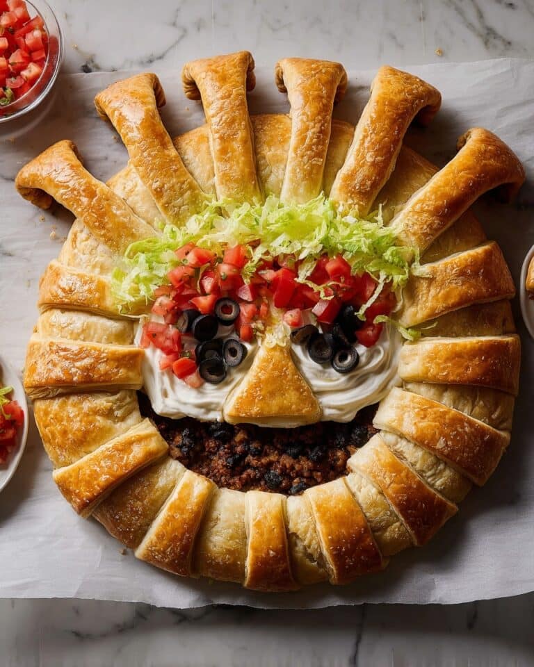 Spider Taco Ring Recipe