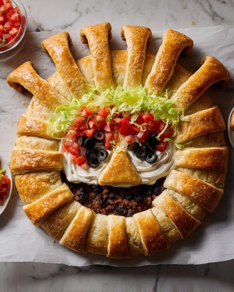 Spider Taco Ring Recipe