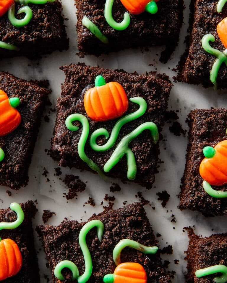 Pumpkin Patch Brownies Recipe