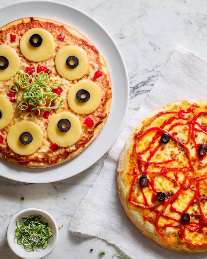 Ghost Halloween Pizza Recipe