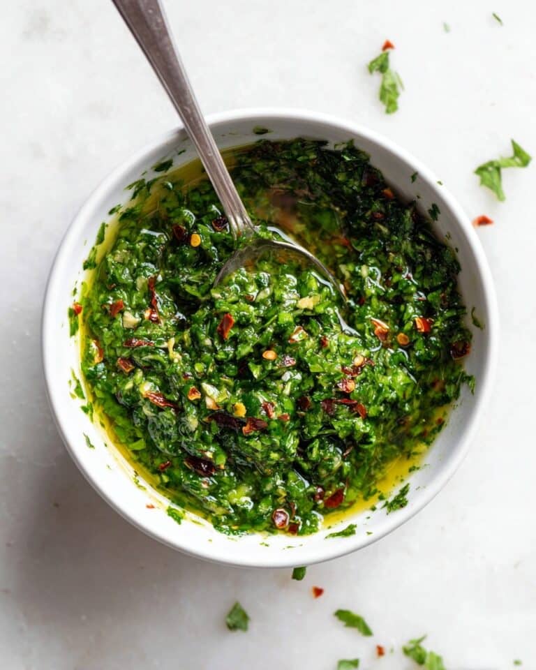Authentic Chimichurri Sauce for Churrasco (No Cilantro) Recipe