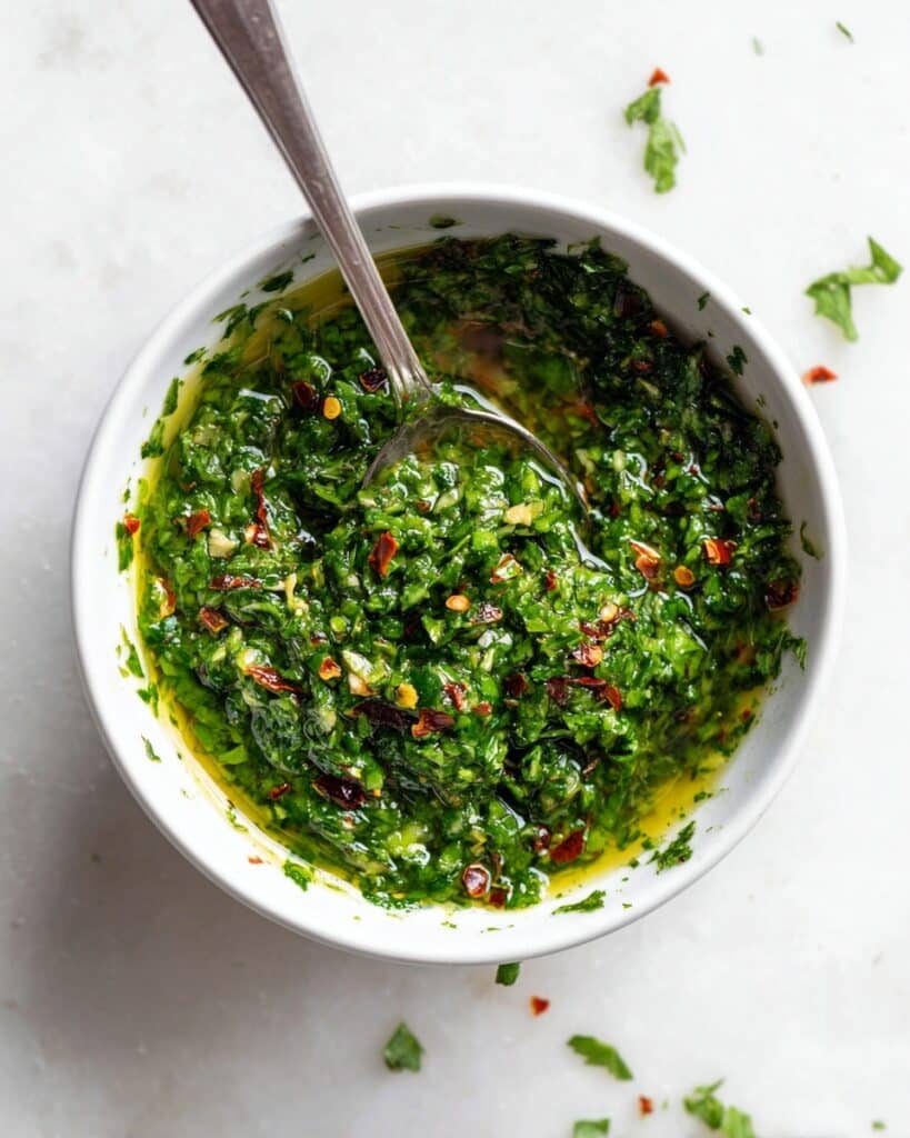 Authentic Chimichurri Sauce for Churrasco (No Cilantro) Recipe