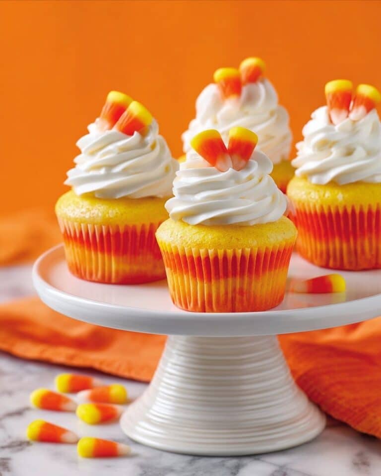 Candy Corn Cupcakes Recipe