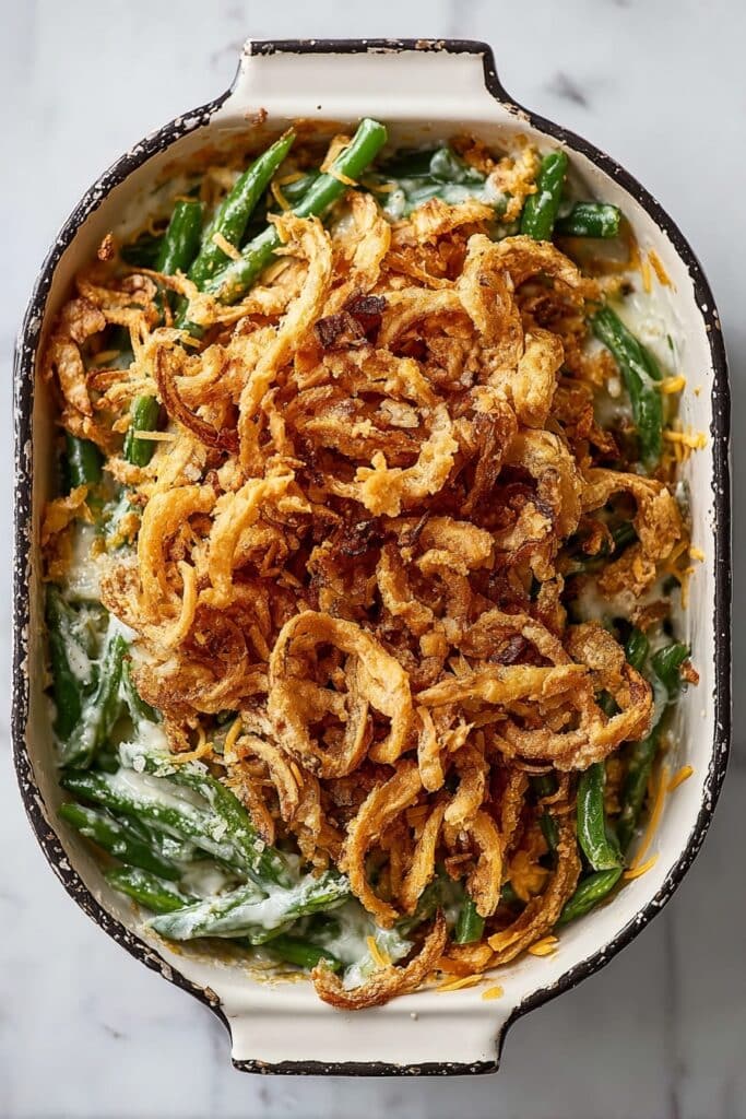Green Bean Casserole with Crispy French Fried Onions Recipe
