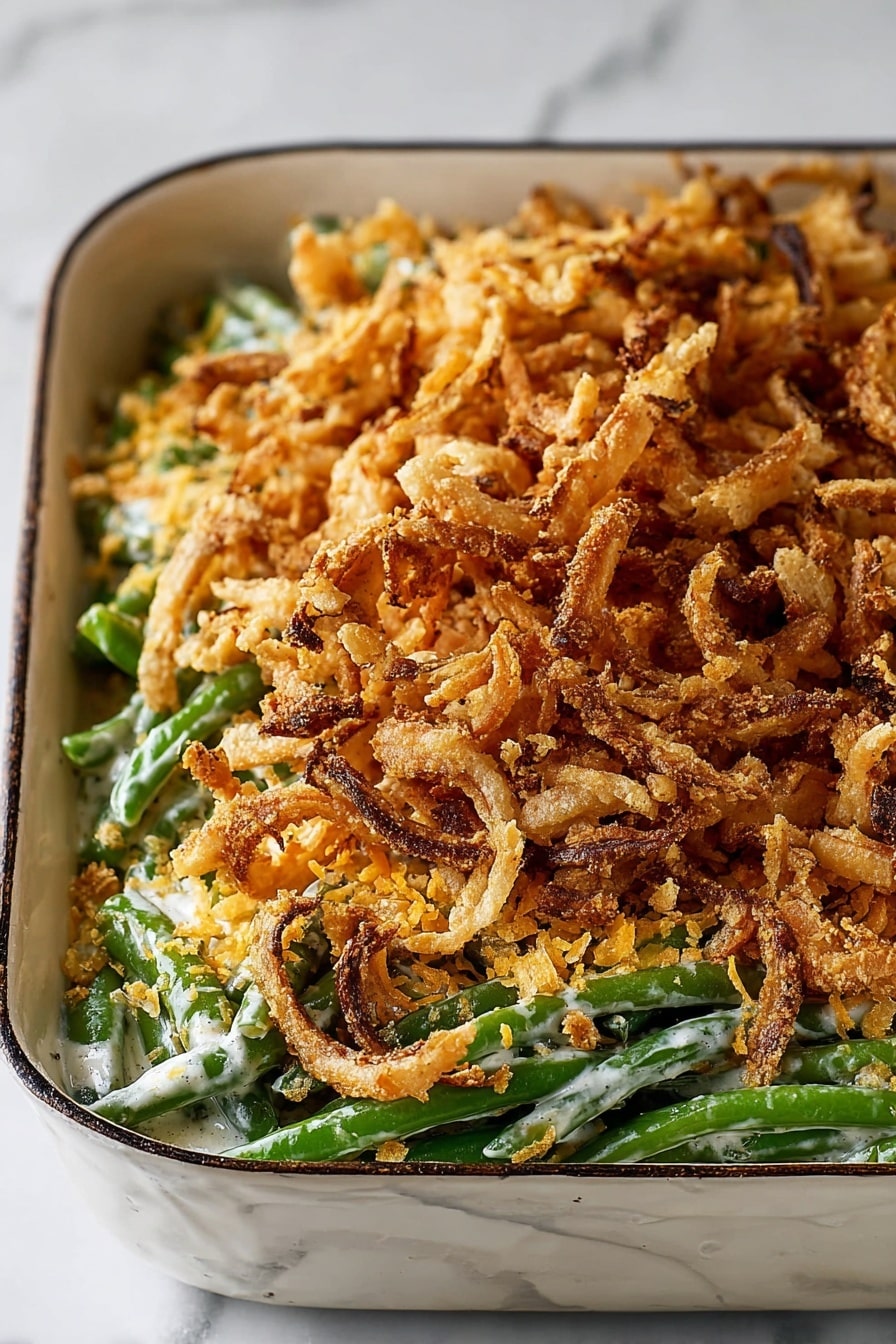 Green Bean Casserole with Crispy French Fried Onions Recipe - Recipe Step