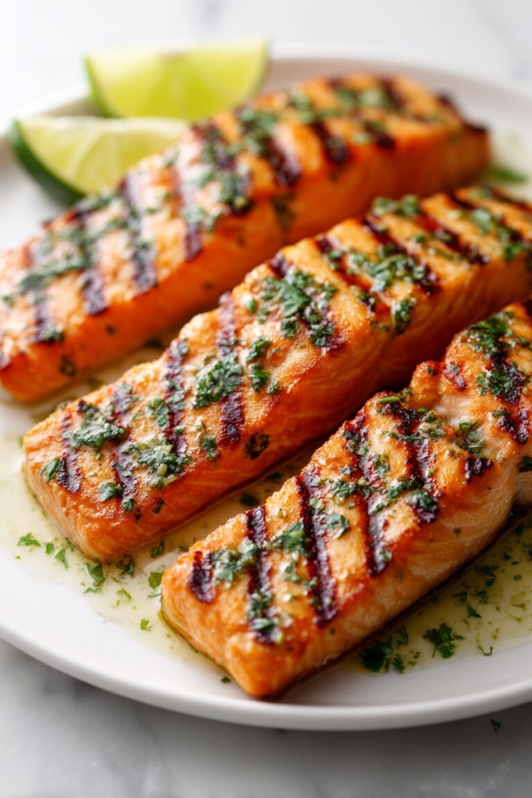 Cilantro Lime Grilled Salmon Recipe