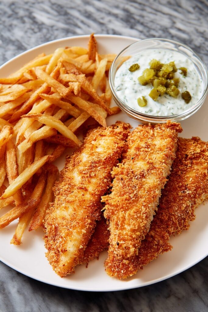Crispy Air Fryer Cod with Old Bay Breadcrumbs Recipe