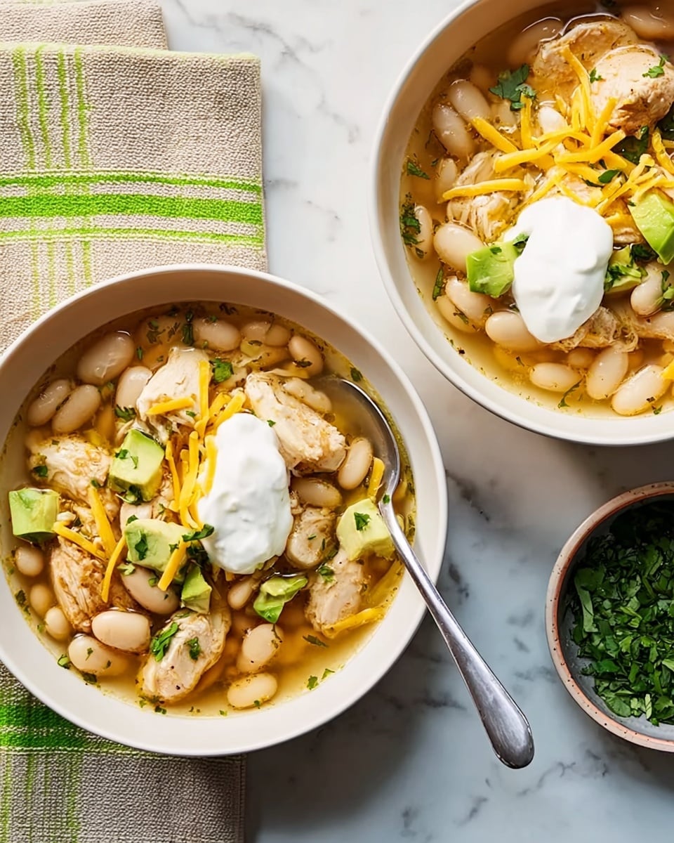 Slow-Cooker White Chicken Chili Recipe - Recipe Image