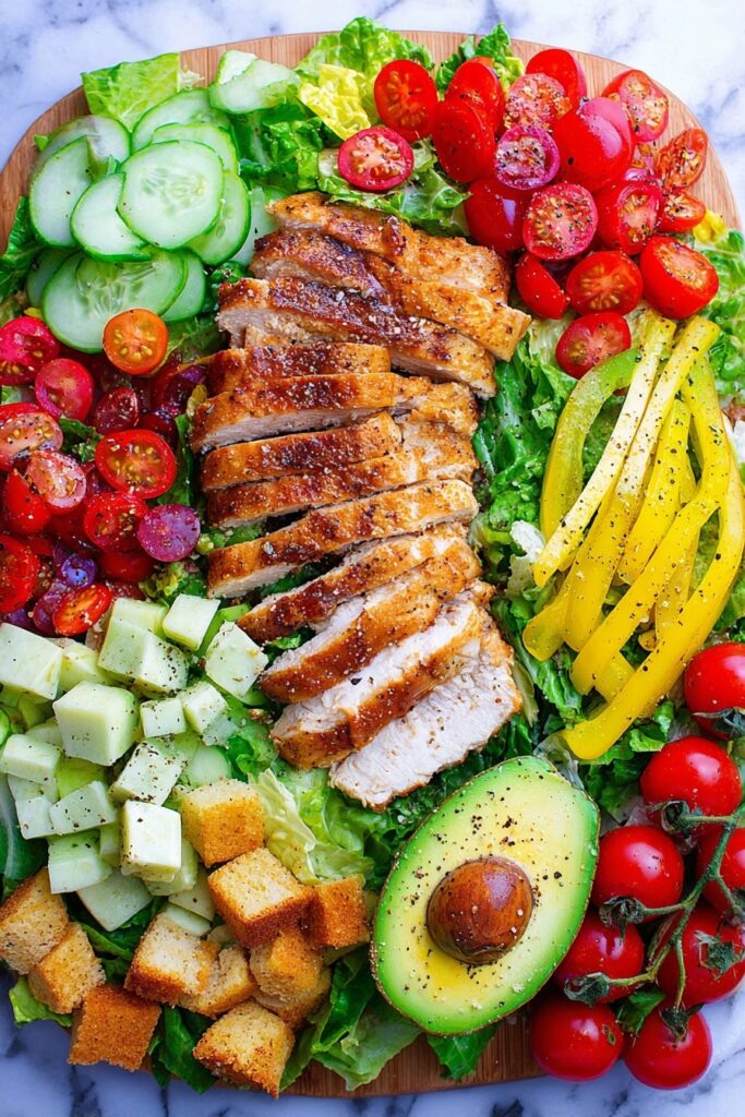 Chicken Chopped Salad with Honey Mustard Vinaigrette Recipe