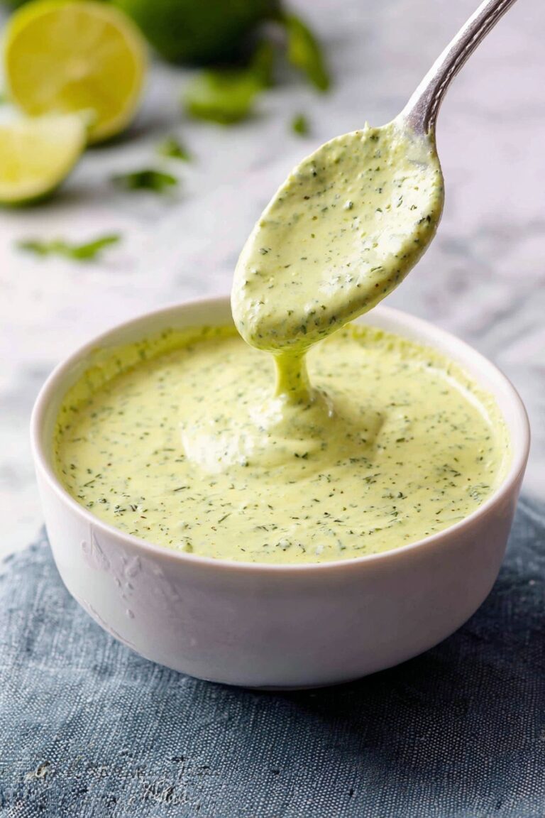 Cilantro Lime Sauce Recipe