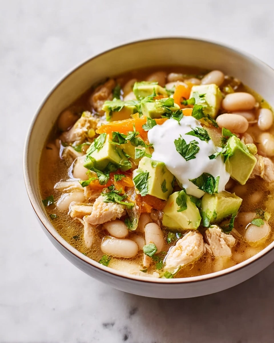 Slow-Cooker White Chicken Chili Recipe - Recipe Image