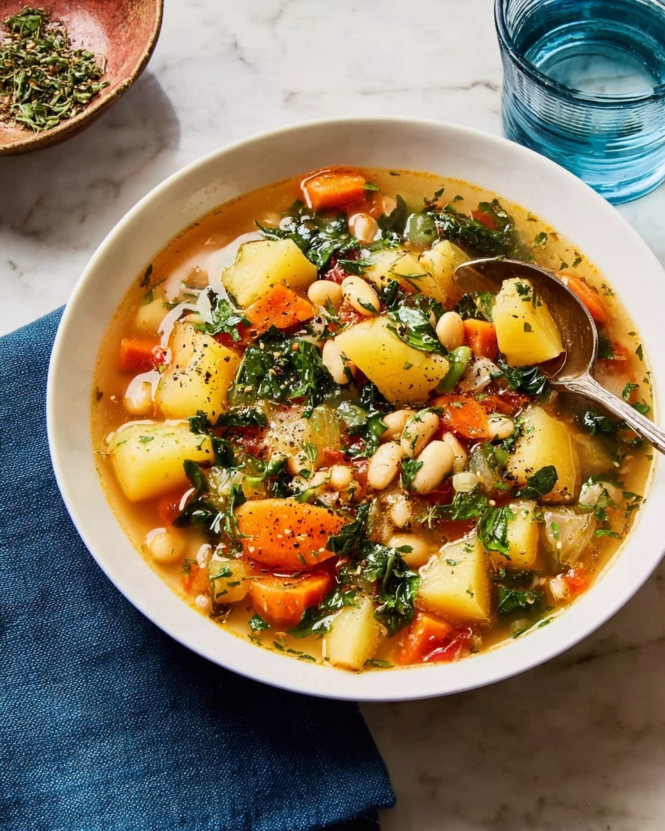 Slow-Cooker Vegetable Soup Recipe - Recipe Image