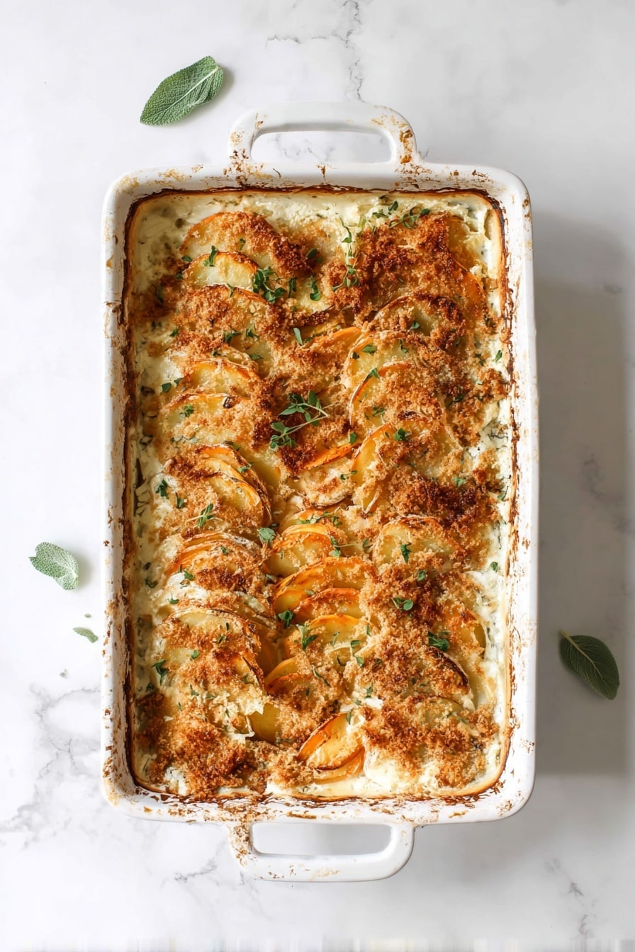 Asiago and Parmesan Scalloped Potatoes Recipe - Recipe Step