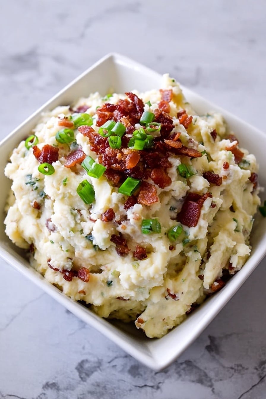 Buttermilk Bacon Blue Smashed Potatoes Recipe - Recipe Step