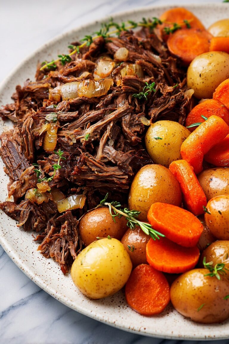 Instant Pot Pot Roast with Potatoes and Carrots Recipe