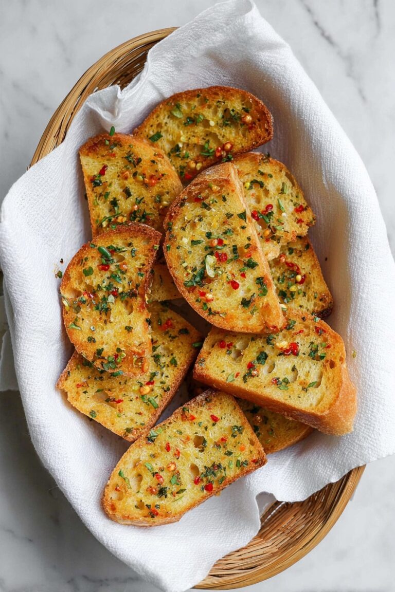 Simple Roasted Garlic Bread with Roasted Garlic Butter Recipe