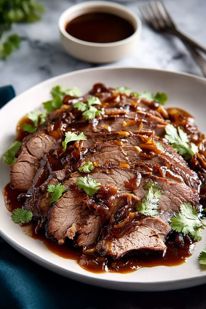 Sweet & Savory Caramelized Pulled Beef Brisket Recipe