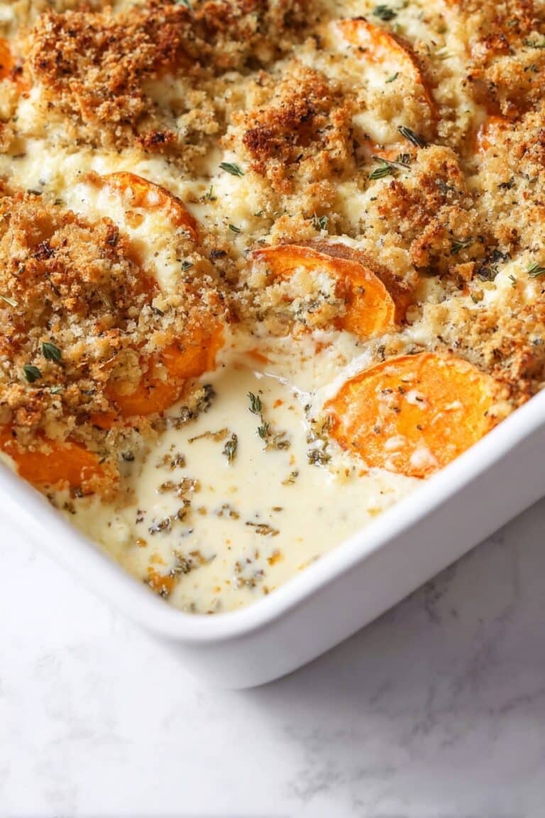 Asiago and Parmesan Scalloped Potatoes Recipe