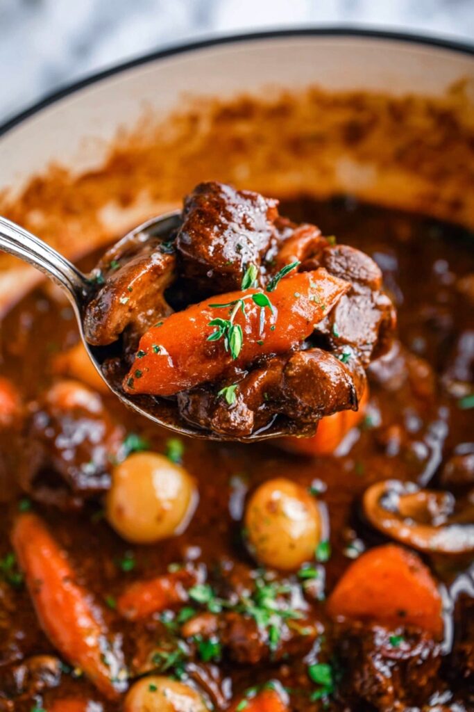 French Beef Bourguignon Recipe