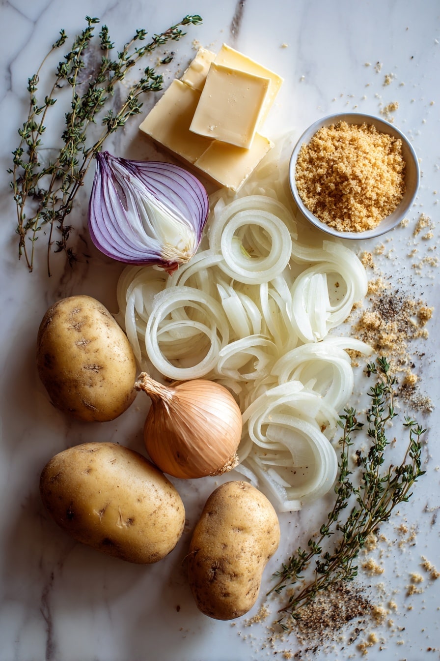 French Onion Scalloped Potatoes Recipe - Ingredients