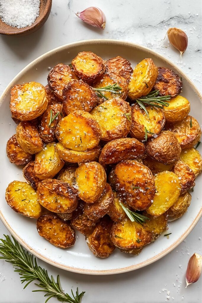 Crispy Roast Potatoes with Rosemary and Garlic – Whole30 Recipe