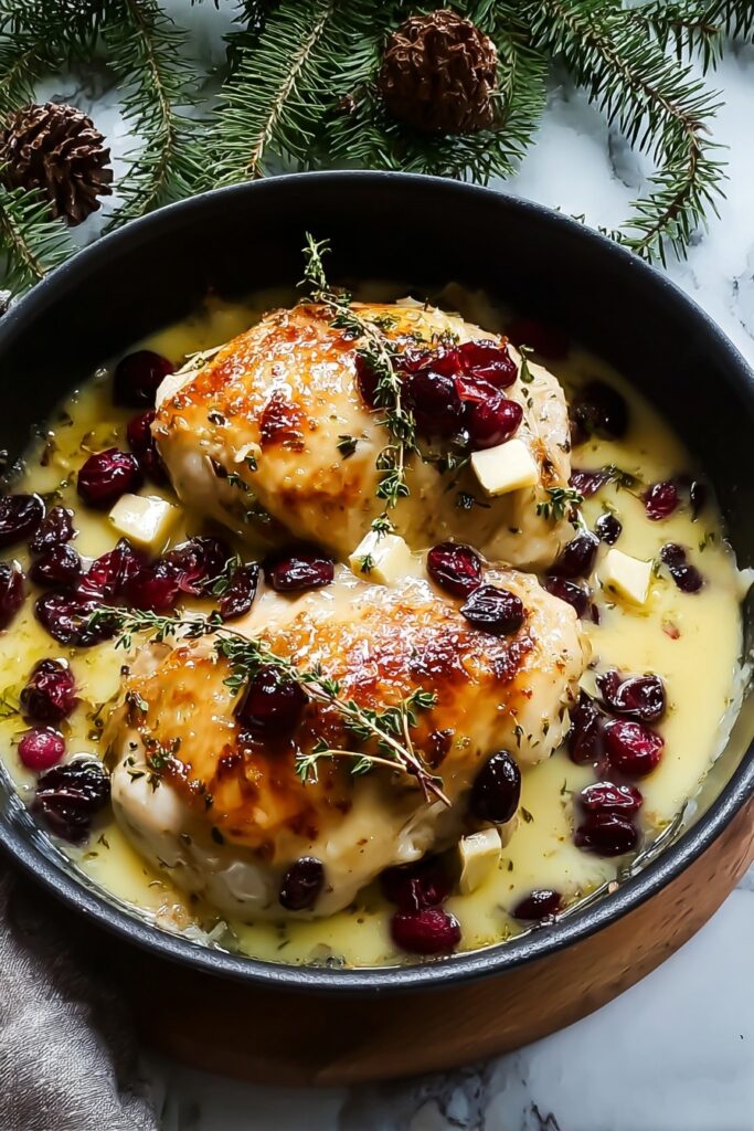 Impressive Cranberry Brie Stuffed Chicken Recipe